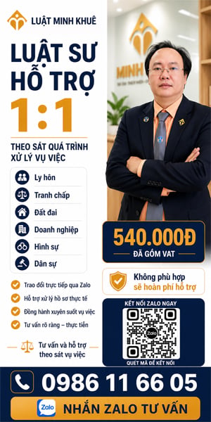 Tư vấn pháp luật 1-1 qua Zalo